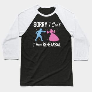 Theatre Rehearsal Baseball T-Shirt